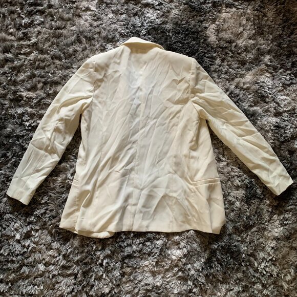 H&M Womens White/Off White Blazer Size 10 - Picture 2 of 5
